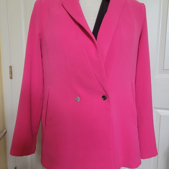 Elodie Vibrant Pink Blazer - Picture 1 of 5